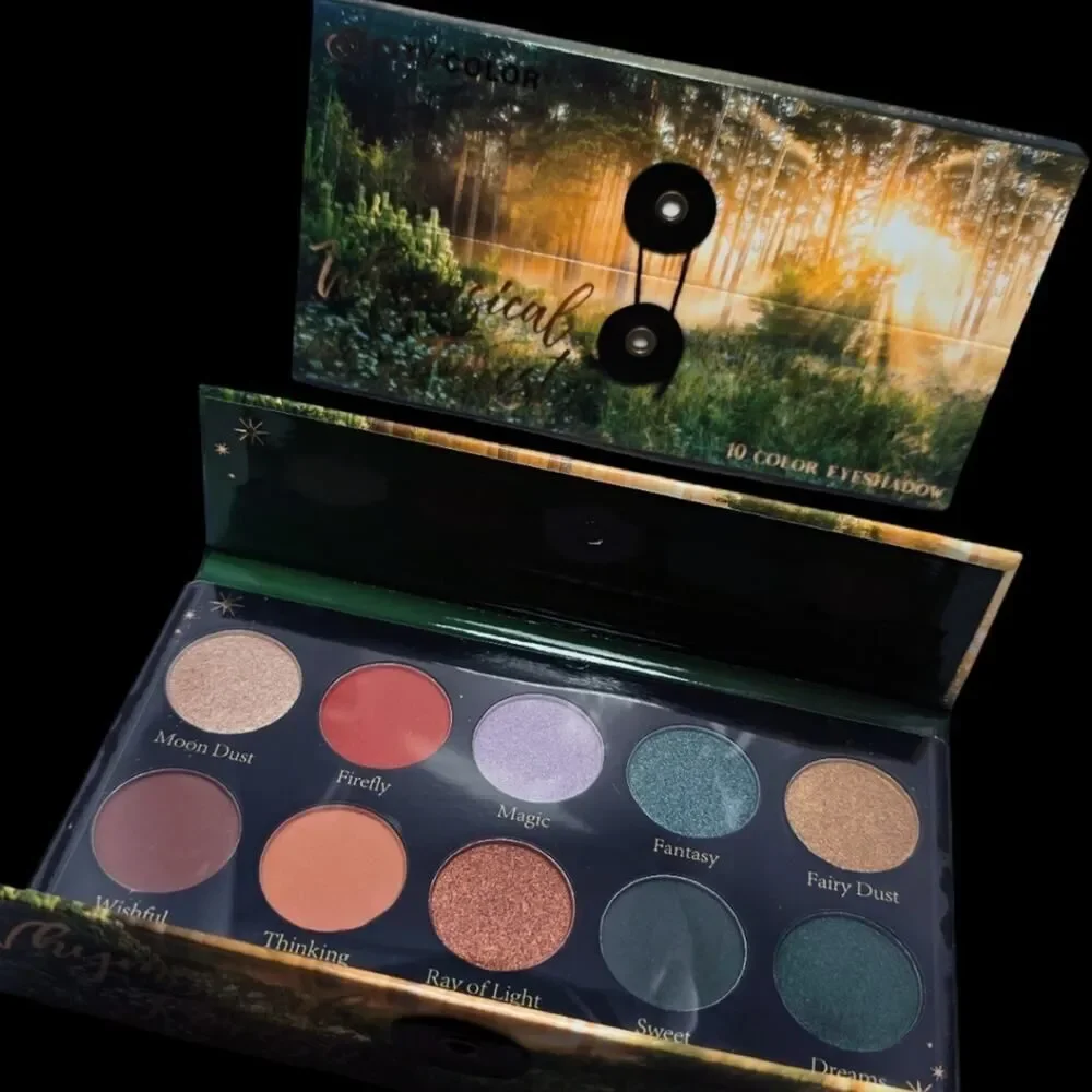 10 Colors - Whymsical Forest Eyeshadow Palette Makeup